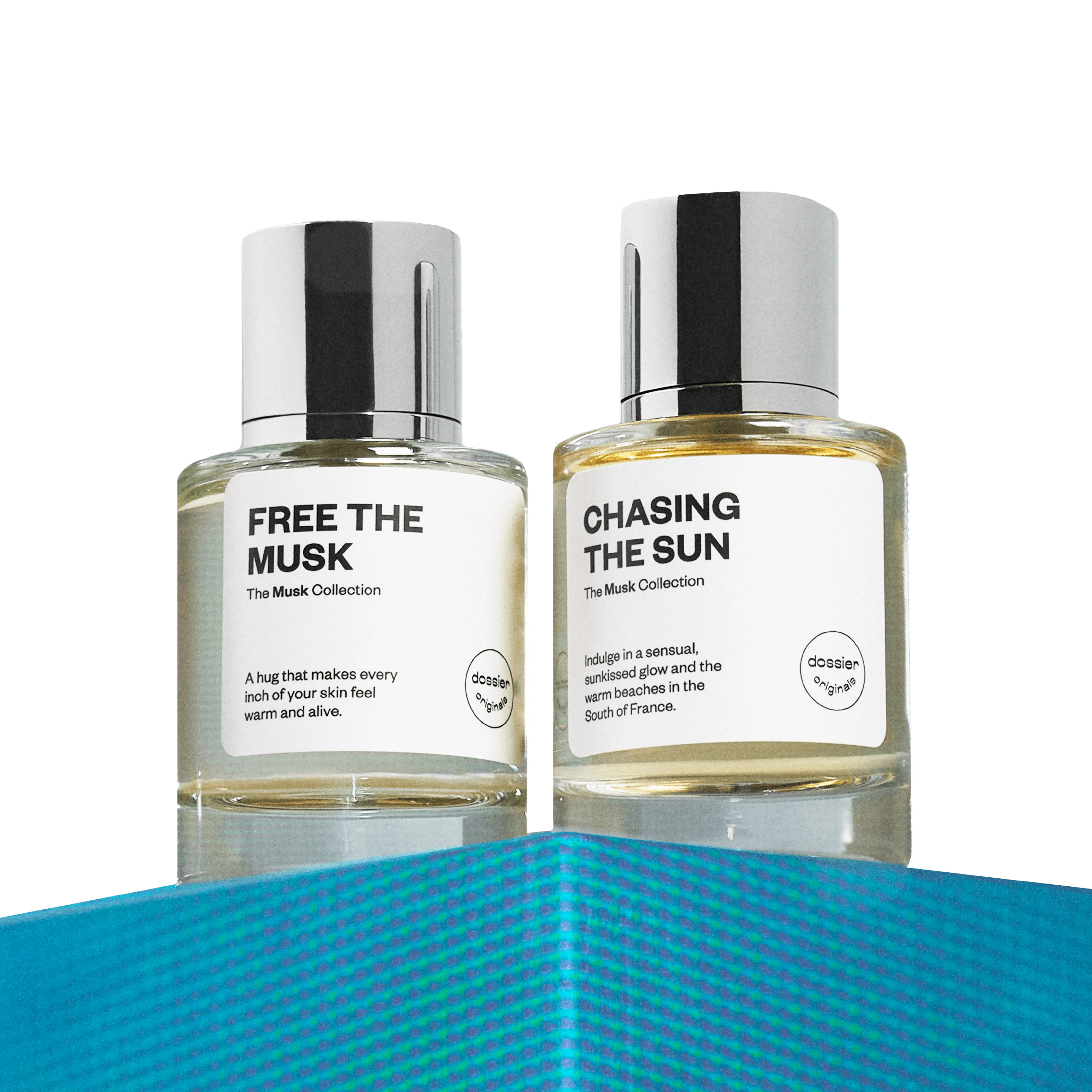 The Musk Collection, Dossier, Unisex Perfumes, Eau de Parfum, 50ml, Chasing the Sun, Free the Musk The Musk Collection, Dossier, Unisex Perfumes, Eau de Parfum, 50ml, Chasing the Sun, Free the Musk