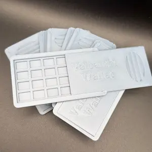3D Printed by Me 1g Valcambi Silver, Gold or Platinum Holder Case - Grey/Blue Lightweight Durable Plastic Organiser Boxes, Stack Keeper for Home Storage & Organization
