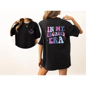 In My Engaged Era, Wedding, Married, Bridal Shower, Wife, Tshirt, Women's Comfort Color Tee, Tshirt