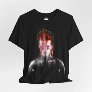David Bowie (Aladdin Sane Imaage with Dust Effect/Ziggy stardust shirt/David Bowie Shirt)