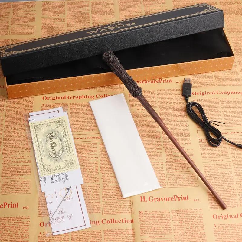 Magic wand, real magic wand, amazing effect reproduction, Halloween role play, tools, stick costume, role play party Dumbledore Props