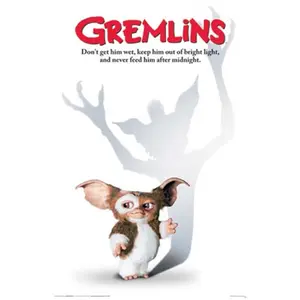 Gremlins Don't Get Him Wet Poster
