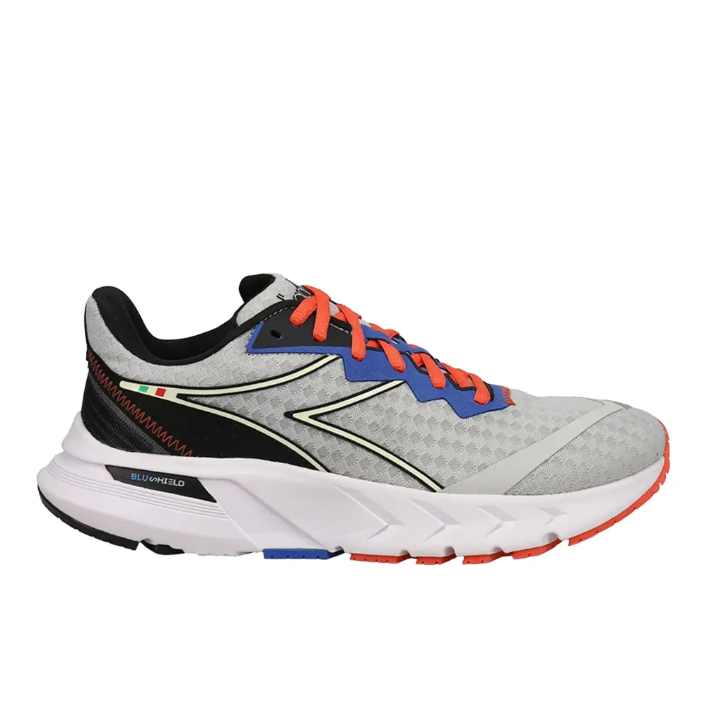 diadora Mens Mythos Blushield Volo 2 Running Sneakers Shoes - Grey