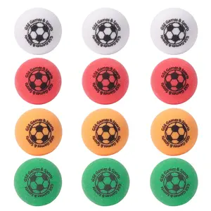 Regulation Size Table Soccer Foosball, Tabletop Replacement Balls (Multi Color)
