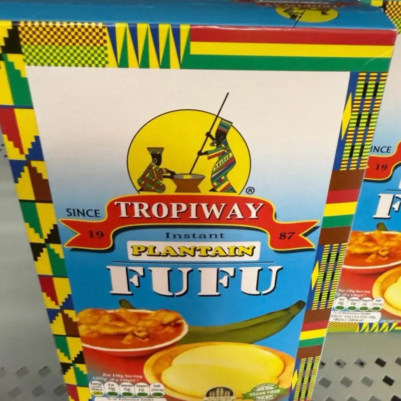 Tropiway Instant Plantain Fufu – Authentic African Plantain Fufu Mix