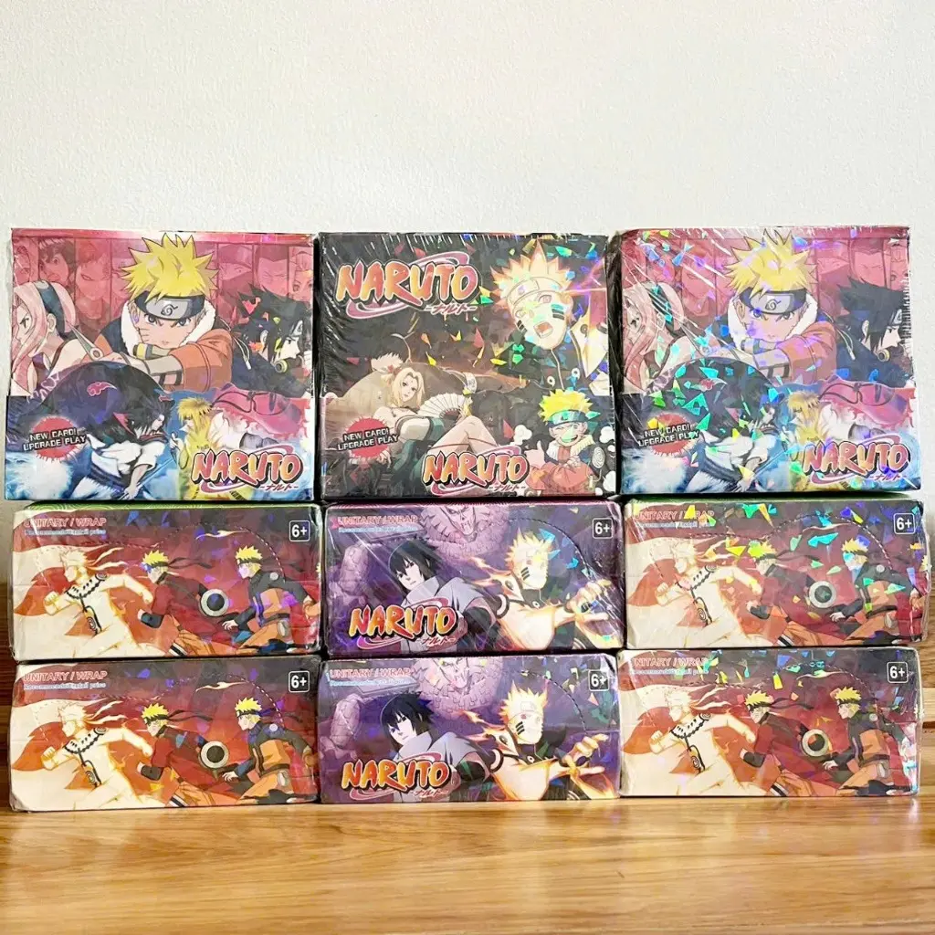 320PCS Naruto Trading Cards – Full Box 40 Packs, Anime Collectible Card Collection