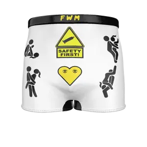 FWM White Boxerz Men's Boxerz - Stylish and Versatile Design for Men