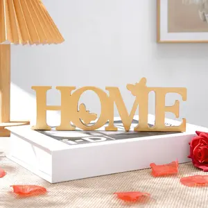 New Hot-Selling Butterfly Pattern Home One-Piece Craft Ornament Valentine's Day Letter Decoration Desktop Letter Ornament Home Office Decoration