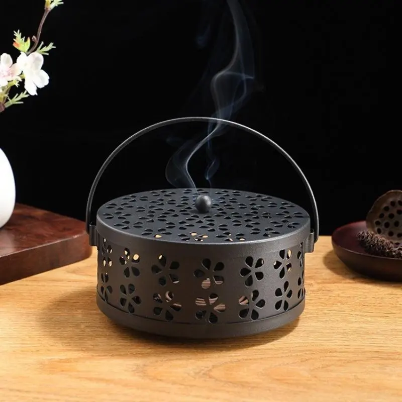 Mosquito Repellent Incense Box, 1 Count Creative Incense Holder, Indoor & Outdoor Fireproof Incense Stove, Mosquito Repellent Incense Tray Holder, Scented, Fragrance, Aroma, Scented Home Fragrance, Incense Dish, Aroma For Home, Aromatic Scents