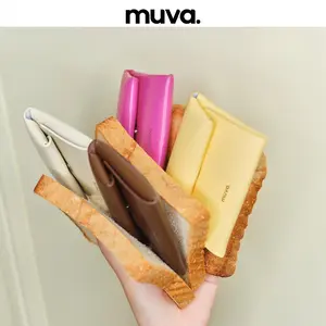 MUVA Card Holder Envelope Wallet, Mini Card Wallet, Made from Cowhide Leather