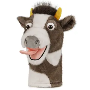 Craftsman Golf Funny Cow Driver Headcover, Plush Animal Golf Club Cover, Unique Golf Gift