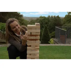Large Tumble Tower Pine Uber Games
