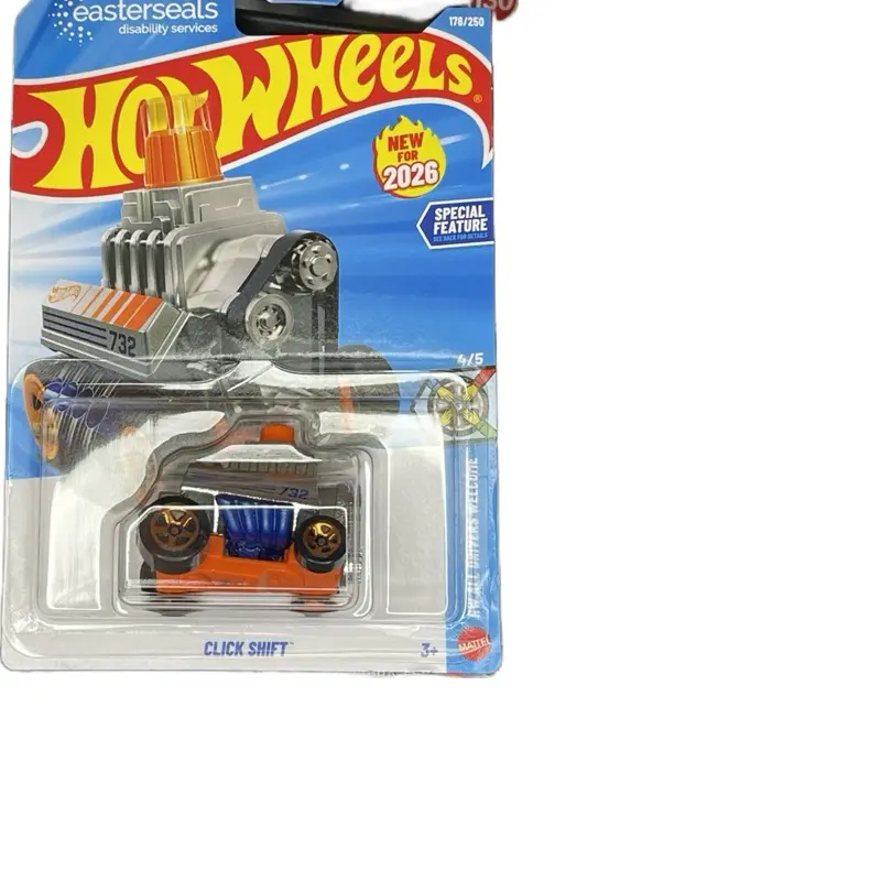Hot Wheels Click Shift Vehicle Toy - Collectible Die-Cast Car for Kids' Play and Display