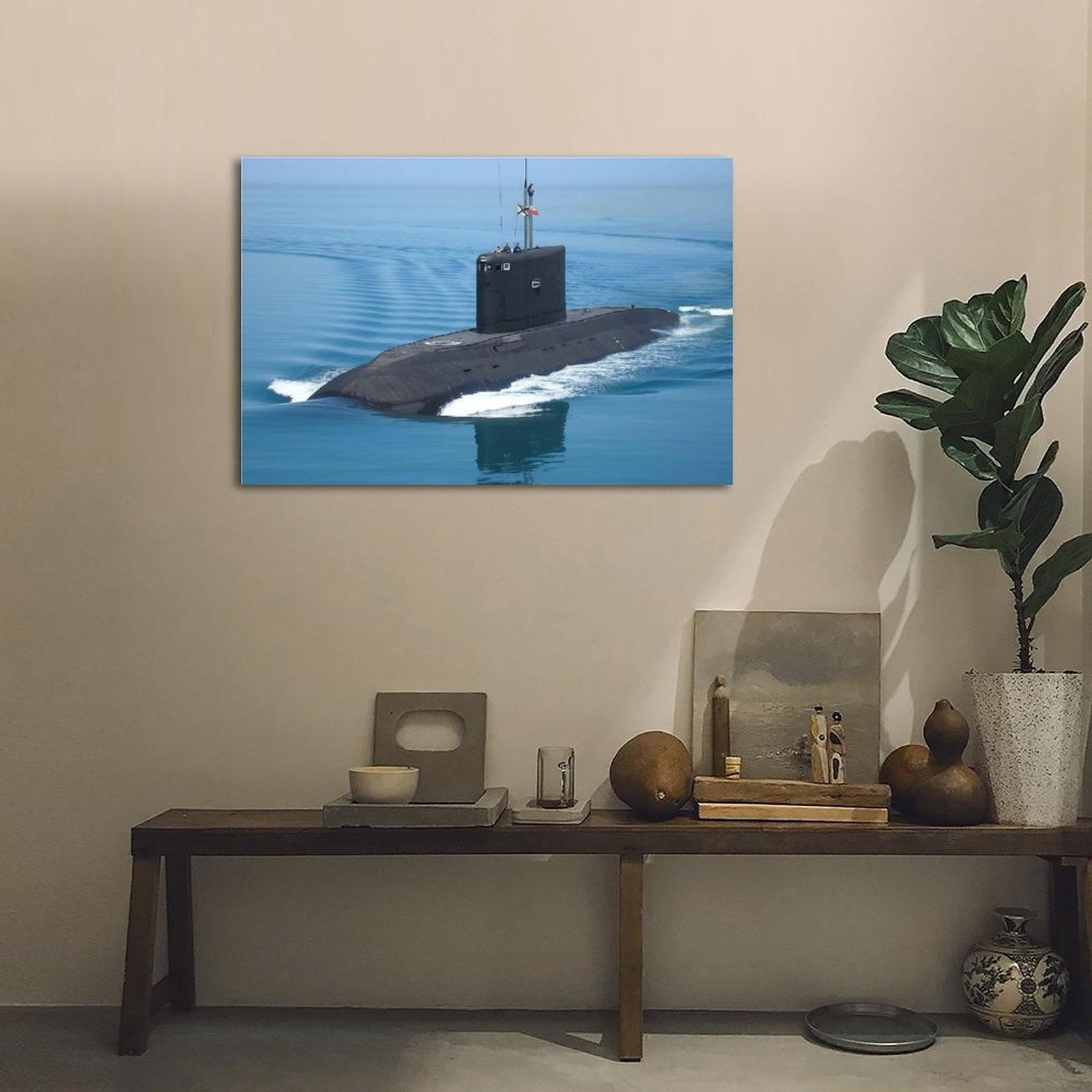 Military Submarines Poster for Russian Submarine B-237 Poster Decorative Painting Canvas Wall Art Picture Print Modern Family Bedroom Decor