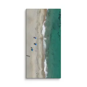 Clear Water Canvas Print 1.25" Thick Poly-Cotton Blend Fade-Resistant Hand-Stretched Over Solid Wood Stretcher Bars with Mounting Brackets