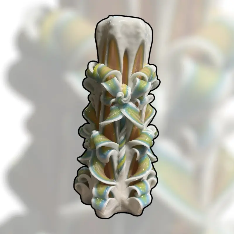 Unicorn carved candles (pink, yellow, blue, white)