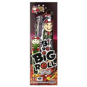 Tao Kae Noi Big Roll, Grilled Seaweed Roll, BBQ Sauce, 6 Packets, 0.11 oz (3 g) Each