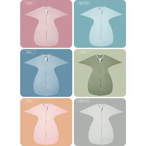 High Elastic Modal Baby Swaddle Blanket, Anti-Kick Sleep Bag, Newborn Wrap, Infant Security Blanket, Baby Comfort Sack