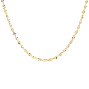EVRY JEWELS Gold or Silver Plated Stainless Steel Women's Hypoallergenic Don't Get It Twisted Necklace