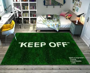 Keep Off, Keep Off Rug, Green Rug, Popular Rug,Modern Rug, Aesthetic Rug, Pattern Rug, Area Rug, Living Room Rug, Bedroom Rug,Best Seller 1