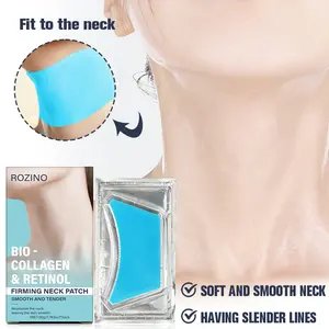 10 - piece Neck Patch with Bio - Collagen and Retinol, Firms Neck Skin, Moisturizes and Hydrates, Effectively Fades Neck Lines, Makes Neck Look Younger