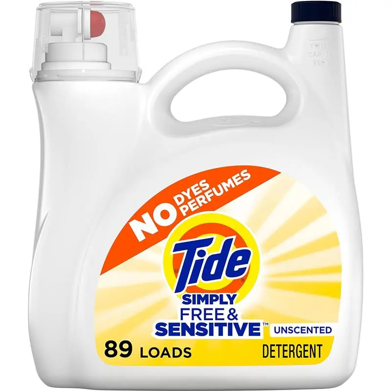 1Pcs Simply Liquid Laundry Detergent Free & Sensitive 117 fl Oz