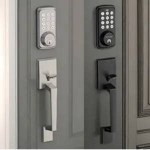 Door Lock With doorknob-Keypad Electronic Deadbolt Lock With Handle, Auto Lock, Back Lit keyboard, Customizable Codes,For Secure Home Access,Easy Installation