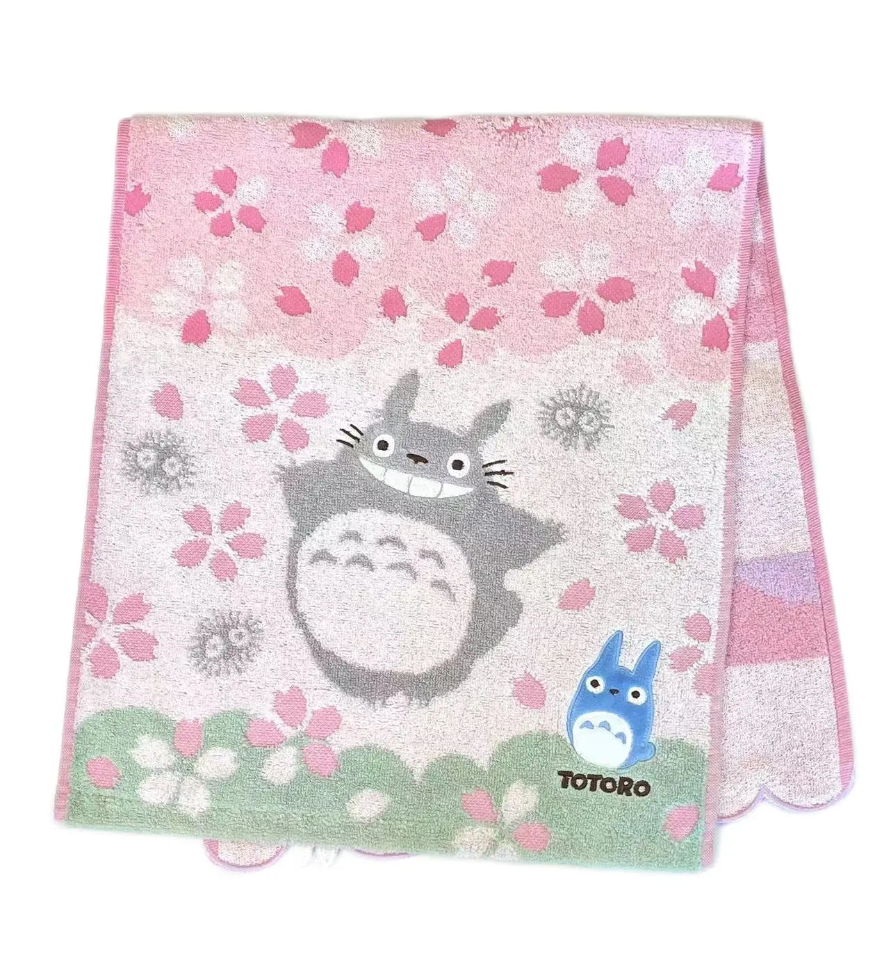 Pretty Sakura Hand Towel for Bathroom, Home Decor，Cotton Decorative