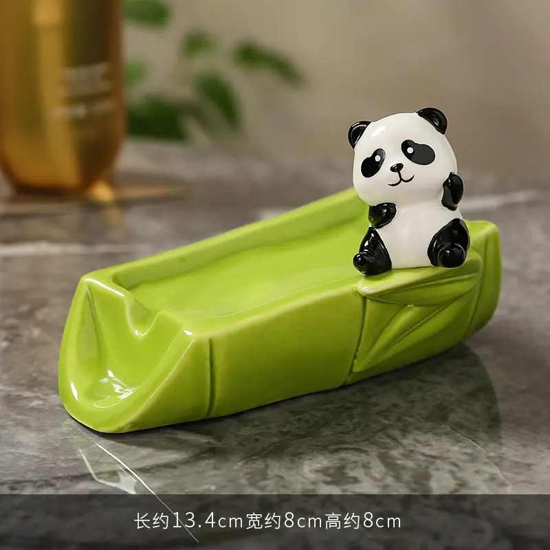 Cute Panda Bamboo Soap Dish