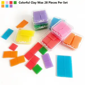 5D Diamond Painting Glue Clay Wax Accessories 28PCS Square Colorful Adhesive Putty for Diamond Embroidery DIY Art Craft Tool Set