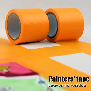 5cm Wide Washi Masking Tape, Home Renovation Paint Edge Masking, Grout Tool, No Residue, Easy Tear & Stick, High Temperature Resistant Masking Film
