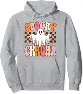 Spooky Chacha Halloween Uncle Ghost Costume Retro Groovy Pullover Hoodie - Antonioja Shop 29B0CJ49SMFT