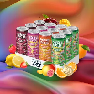 Melting Forest Functional Energy Variety Pack 12 Cans Lion’s Mane & Cordyceps 150mg Natural Caffeine Zero Sugar Vegan Gluten-Free Clean Energy Focus Endurance