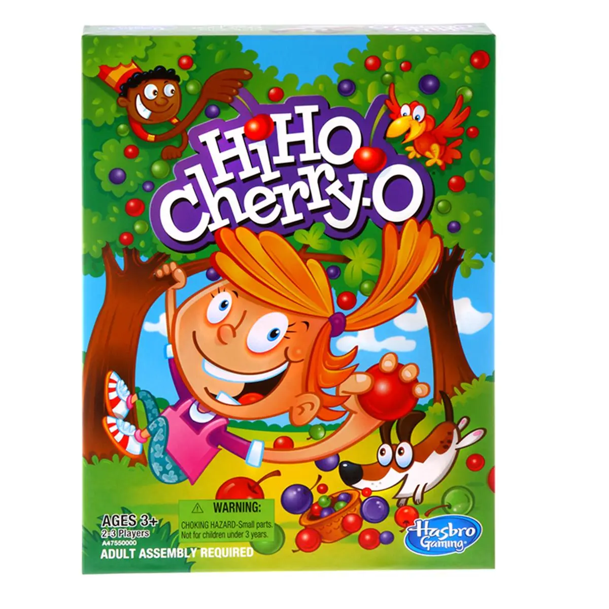 Hasbro Hi Ho Cherryo Classic Fruit Counting Addition Game - 3+ Age Kids' Educational School Supplies with Fun Pick Activities