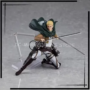 In Stock Figma 446 Max Factory Attack On Titan Commander Erwin Erwin Smith Anime Action Figures Anime Action Figures Toys