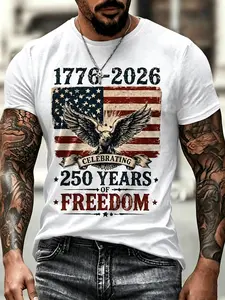 Men'S Single Item Men'S Novelty T-Shirt 226 New Printed T-Shirt Novel And Unique Design Eye-Catching Men'S Trendy Style T-Shirt Men'S Pure T-Shirt Men'S Outdoor Wear Men'S Holiday Outfit Clothing Men'S Gift (2)