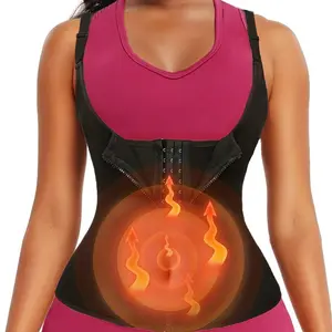 Adjustable Waist Trainer for Women - Zipper & Hook Closure Sweat Vest, Neoprene Sauna Suit for Gym, Workout & Body Shaping, Hourglass Figure Corset