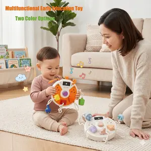 Multifunctional Busy Board Plug Toy with Sound and Light Effects, Safe Socket Simulation Toy for Babies, Enhances Hand-Eye Coordination