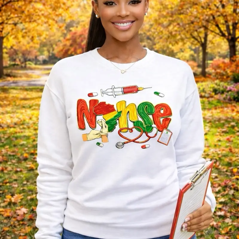 DTF African colors Nurse transfer only( ready to press)