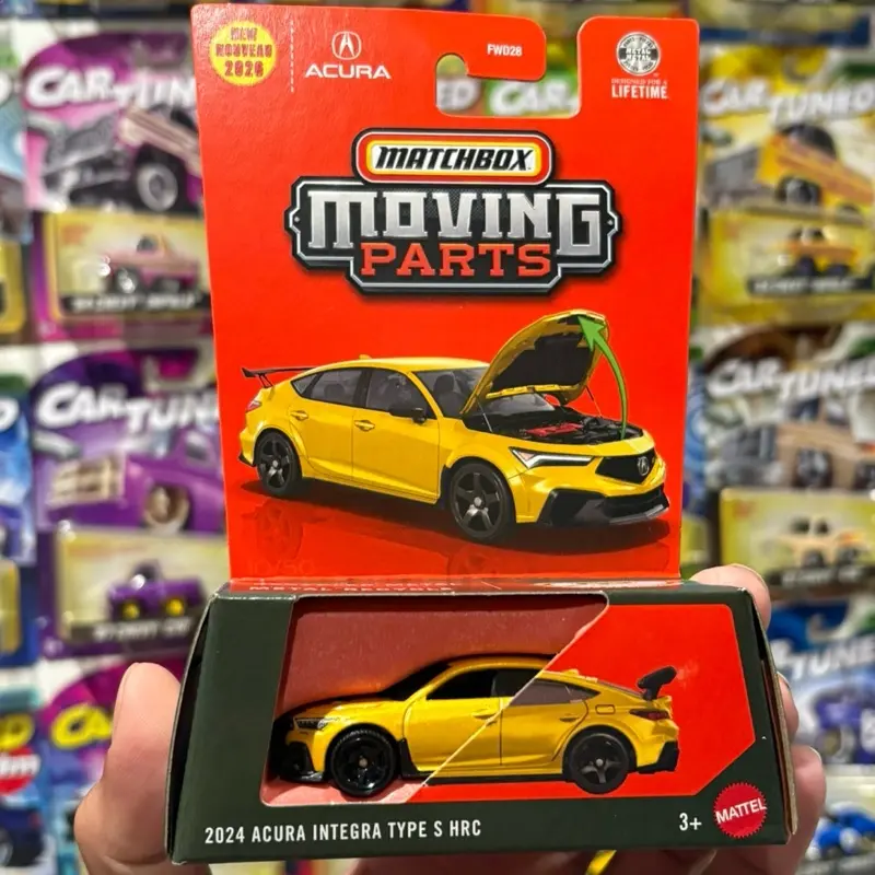 Mbox Moving Parts 2024 Acura integra type S HRC 1:64 scale diecast car