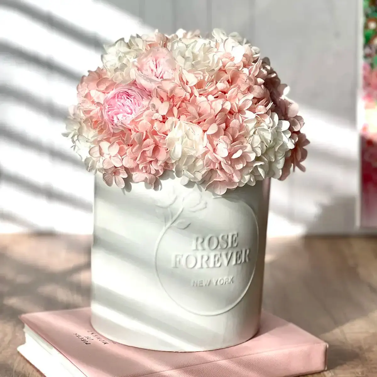 Hydrangea Bouquet - Ceramic Vase