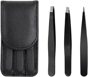 Eyebrow Tweezers Set,Stainless Steel Precision Remover Kit for Facial Hair, Inward Growing Hair and Splinter,Suitable for Women Men Makeup Gift Cosmetic