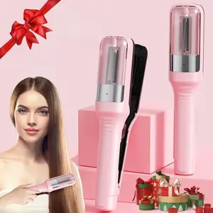 Portable Wireless Charging Cordless Split End Trimmer for Women, Dried Damaged Fragile Hair Care Tool, Hair Tip Maintenance