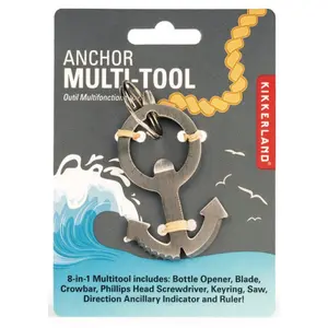 Anchor Multi-Tool - 9-in-1 Stainless Steel Pocket Tool | Foxy's
