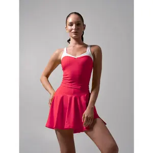Served Waist Tank - Punch and White