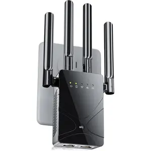 2026 WiFi Extender Signal Booster for , 15555 Sq.ft Long Range Internet Repeater-95% ,  Router Amplifier w/Ethernet Port,Mesh  Repeater Support 99% Devices,1-Tap Setup