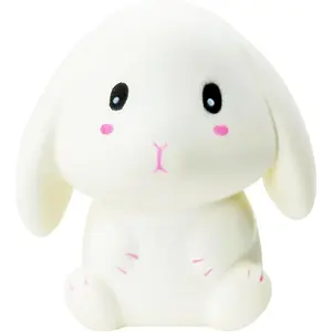 White Bunny Squishys – Jumbo Slow Rising Animal Squeeze Rabbit Toy, Super Soft and Cute Stress Relief Gift for Kids & Adults (White Rabbit)