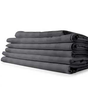 Cypress Linen Dobby Stripe Collection 1800 Series 6 Piece Gray Premium Sheet Sets