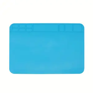Silicone Soldering Mat, Repair Work Mat, Large Platform Station Pad For Soldering, Solid Color Welding Pad, Welding Accessories