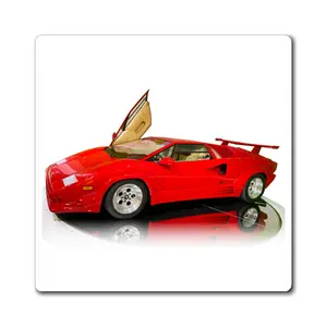 Lamborghini Magnet, Car Enthusiast Gift, Sportscar Decoration, Auto Lover Collectible, Unique Kitchen Decor Magnetic 3" × 3" decorative refrigerator